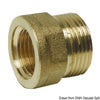 Brass joint sleeve male/female 1"1/4 x 1" 1/2