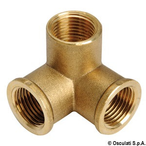 Brass 3-way joint 1/2"