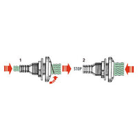 Seacock 1"1/2 w/check valve and hose adapter