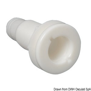 Nylon/fiberglass seacock 2"1/4 38 mm