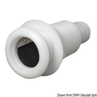 Nylon/fiberglass seacock 2"1/4 38 mm w/check valve