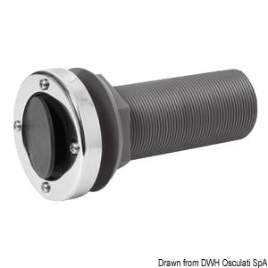 Nylon/fiberglass long seacock 1"1/2 - 11BSP