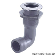 Nylon seacock 90° - 1/2"