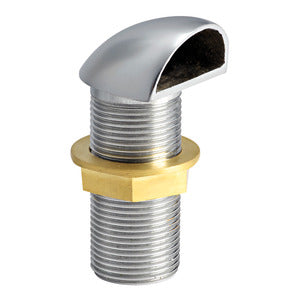 Chromed brass scupper 3/4