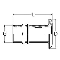 Sea cock chromed brass 3"