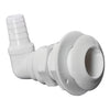 90° seacock white plastic 1" x 25 mm