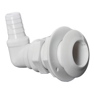 90° seacock white plastic 1
