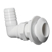 90° seacock white plastic 1" x 19 mm