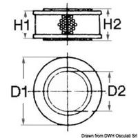 Air filter for VOLVO engine 3582358