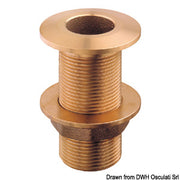 GUIDI bronze skin fitting 3/8"