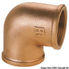 GUIDI bronze F-F 90° elbow 3/8"