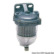 Purifying filter f. diesel fuel 130-400 l/h