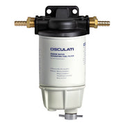 Universal water/fuel separating filter