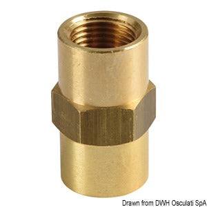 Female-female fitting for hose adaptor