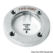Fire Port polished SS