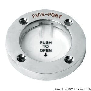 Fire Port polished SS