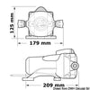 WHALE Watermaster water pump 11.5 l/min 12V bulk