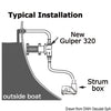 Whale strainer with new adjustable joint