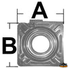 Swivelling base - A mm 175 - B mm 175 [D1720160]