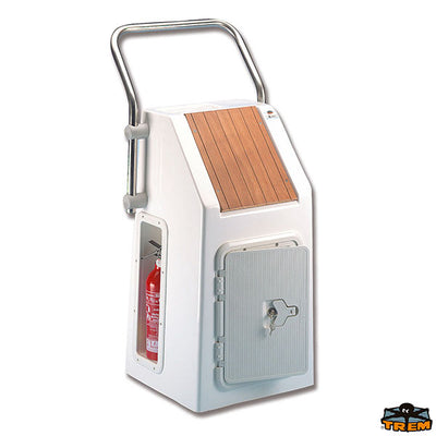 Quarterdeck in fibreglass with wood finishing Trem L5337093
