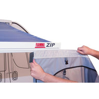 Fiamma Polar White Zip Top 300 Royal Grey Fabric (06463A01R)
