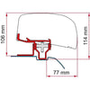 Fiamma NV 200 Bracket Kit for F40van 210 Awning Black (98655Z193)