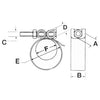 Heavy Duty hose clamp AISI 316 65/72 mm
