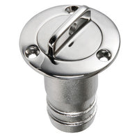 Bilge drain plug AISI 316 mirror polished 60 mm