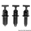 Cam driven expansion floating drain plug
