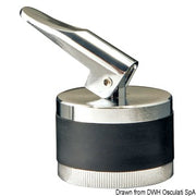 Chromed brass expansion drain plug 34 mm
