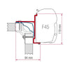 Fiamma Kit for Laika Ecovip Burstr Hobby (98655-357)