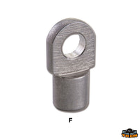 Head for gas spring Ø 8 mm. Trem M3532011