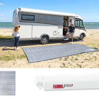 Fiamma F80L 500 Awning Polar White - Royal Blue (07840H03Q)