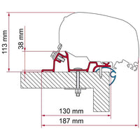 Fiamma Adapter Caravan Standard 370 (98655Z180)