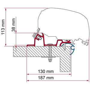 Fiamma Adapter Caravan Standard 400 (98655Z181)