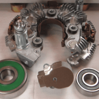 Offshore Repair Kit, AT Series, 200a, 12v, (incl bearings, brushes, rectifier)