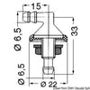 Bulkhead-pass f. windshieldwiper