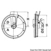 EIWA pivoting clear viewer 12 V net light 300 mm