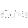 Motor for wiperarms and blades 12 V 20 W 51 mm