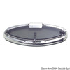 BOMAR Flagship ellipt. portlight AISI316 495x219mm