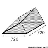 Flyscreen mesh for outdoor hatches 720 x 720 mm