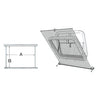 Climavision Mare blackout blind white 500 x 600 mm