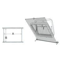 Climavision Mare blackout blind white 500 x 600 mm