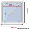 Flyscreen 350 x 350 mm