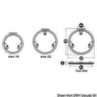 LEWMAR Low Profile hatch 18