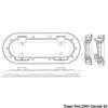 BOMAR Flagship oval hatch 141 x 357 mm