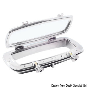 Nylon rectangular portlight