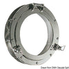 Round chromed brass portlight 300 mm