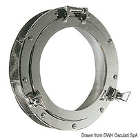 Round chromed brass portlight 300 mm
