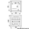 Smart control panel for 2 windshield wipers